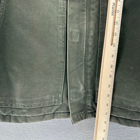 Y2K Carhartt Arctic Jacket Quilt Lined Corduroy C26 MOS Moss Green 2XL Heavy - Picture 8 of 11